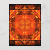 Zegen Abstract Kunst Briefkaart (Voorkant)