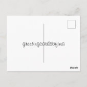 zegen briefkaart (Achterkant)