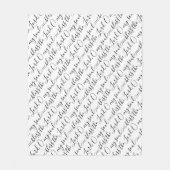 ZEGEN DE HEER Elegant Christelijk Fleece Deken (Voorkant)