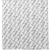 ZEGEN DE HEER | Elegant Douchegordijn (Voorkant)