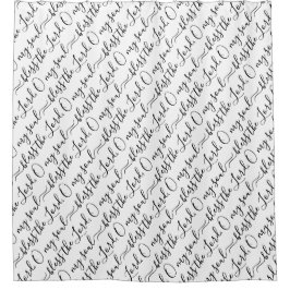 ZEGEN DE HEER | Elegant Douchegordijn