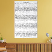 Zegen de Heer O mijn ziel bijbel vers Psalm 103 Canvas Afdruk (Insitu (Woonkamer))