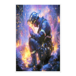 Zegen de helden foto afdruk