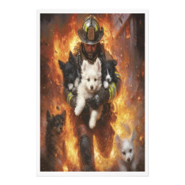 Zegen de helden foto afdruk