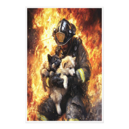 Zegen de helden foto afdruk