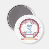 Zegen de kok! Keukenmagneet Magneet (Voorkant / Achterkant)