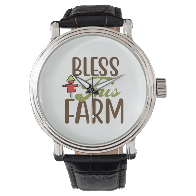 Zegen deze boerderij horloge (Voorkant)