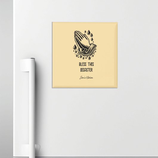 Zegen deze ramp grappige gepersonaliseerde keuken magneet