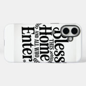 Zegen dit huis en allen die binnenkomen Case-Mate iPhone case (Achterkant (horizontaal))