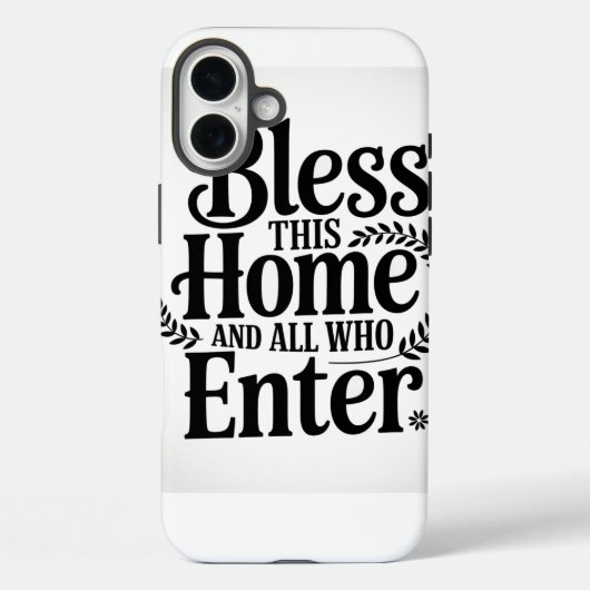Zegen dit huis en allen die binnenkomen Case-Mate iPhone case (Achterkant)