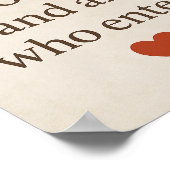 Zegen dit huis en allen die binnenkomen - Inspirer Poster (Hoek)