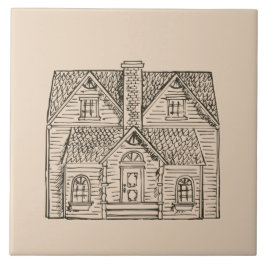 Zegen dit Huis met afbeelding sjabloon Tegeltje