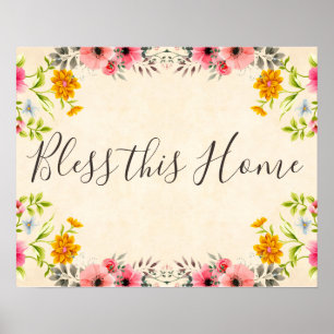 Zegen dit Huis Poster