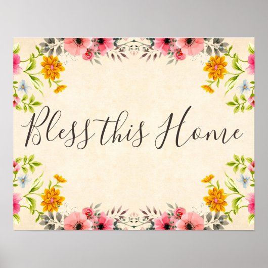 Zegen dit Huis Poster (Voorkant)