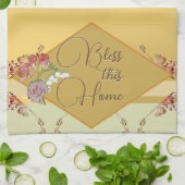 "Zegen dit huis Theedoek (Gevouwen)