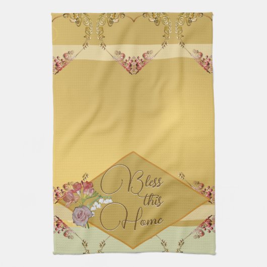 "Zegen dit huis Theedoek (Verticaal)