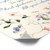 Zegen een zonnestraal om je kinderdagverblijf kuns poster (Hoek)