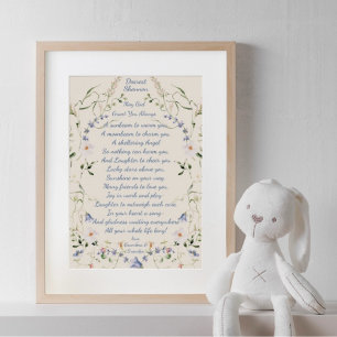 Zegen een zonnestraal om je kinderdagverblijf kuns poster