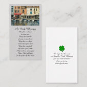 Zegen Gebed Sympathie Gedenkteken Kaart Visitekaartje (Voorkant / Achterkant)