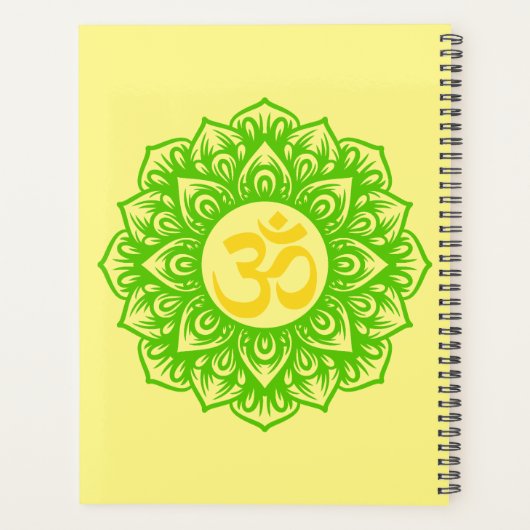 Zegen Geel & Groen Heer Ganesh Planner (Achterkant)