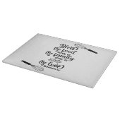 Zegen het eten snijplank (Hoek)