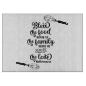 Zegen het eten snijplank (Voorkant)