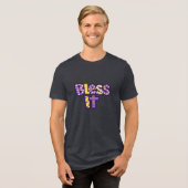 Zegen Het Tri-Blend Shirt (Voorkant volledig)