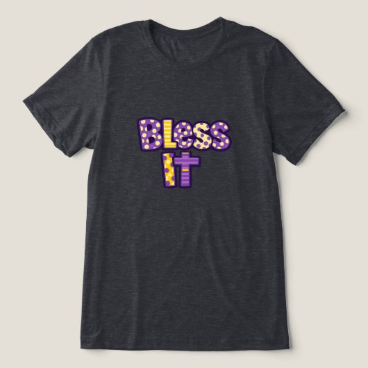 Zegen Het Tri-Blend Shirt (Design voorkant)
