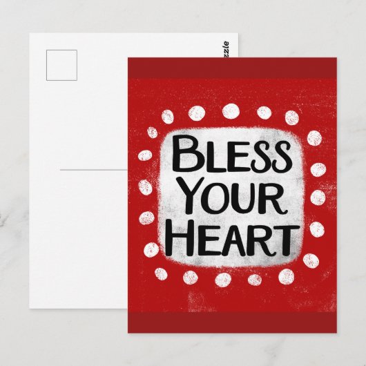 Zegen je hart Briefkaart (Voorkant / Achterkant)