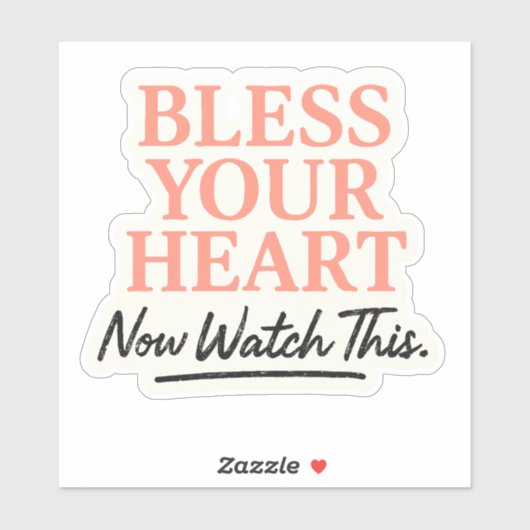 Zegen je hart, kijk hier naar sticker (Vel)