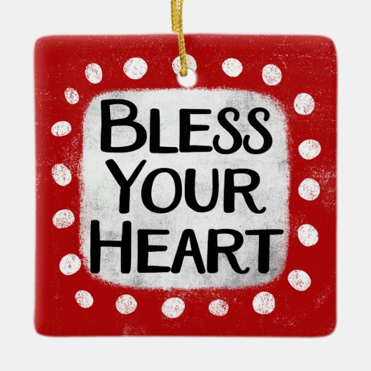 Zegen je hart Ornament (Voorkant)