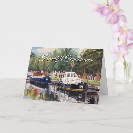 Zegen je sereniteit gebed sympathie kaart (Orchidee)