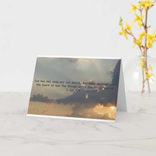 Zegen Kaart (Gele Bloem)