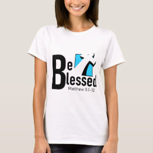 Zegen met kruis- en schriftvrouwent-shirt t-shirt