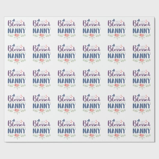 Zegen Nanny Cadeaupapier (Vlak)