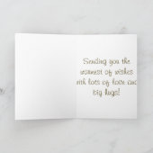 Zegen, Omhelzingen en de Kat van de Liefde Kaart (Binnen)