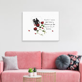 ZEGEN ONS HUISDOEK CANVAS AFDRUK (Insitu (Woonkamer))