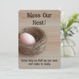 Zegen ons nest, nestfeest kaart