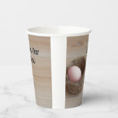 Zegen ons nest, nestfeest papieren bekers (Links)