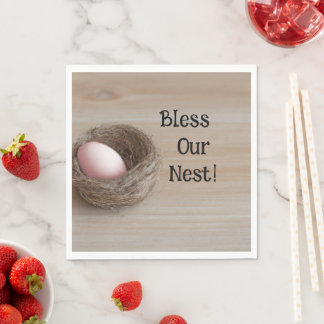 Zegen ons nest, nestfeest servet