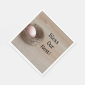 Zegen ons nest, nestfeest servet (Hoek)