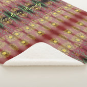 Zegen onze familie bloemige deken (3/4)