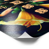 Zegen onze Home Lily Flower Abstract 8x10 Foto Afdruk (Hoek)