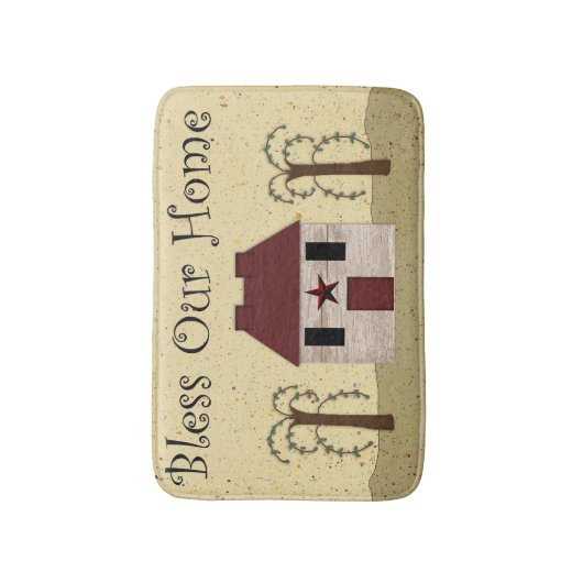 Zegen onze huis badmat (Voorkant Verticaal)