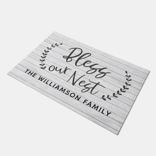 Zegen onze Nest rustieke boerderij Laurel familien Deurmat (Schuin)
