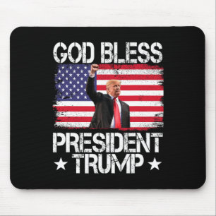 Zegen President Trump 2024 Steun Trump verkiezing Muismat