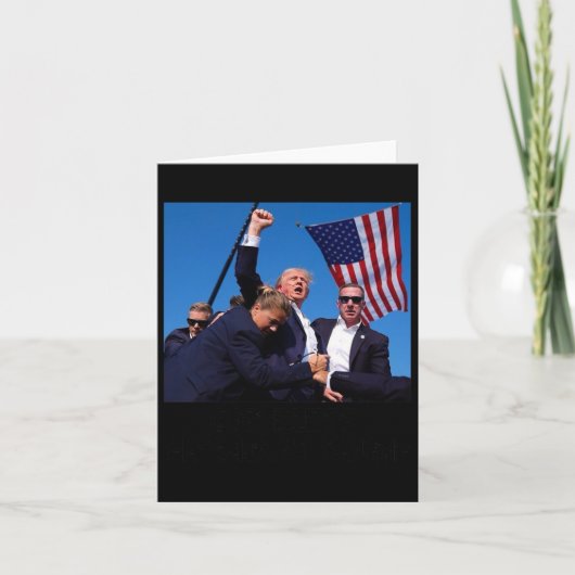 Zegen President Trump Kaart (Voorkant)