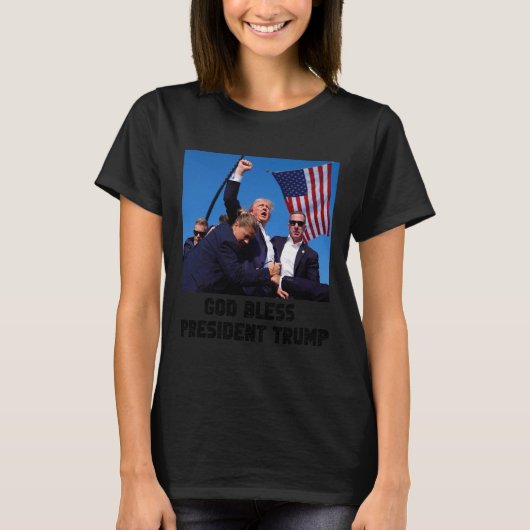 Zegen President Trump T-shirt (Voorkant)