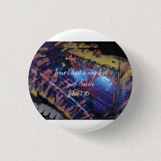 Zegen Ronde Button 3,2 Cm (Voorkant)