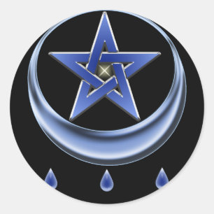 Zegen Symbool & Pentagram Sticker